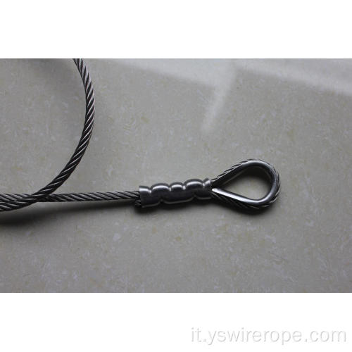 AISI 304 Filo in acciaio inossidabile corda 1x7 1,5 mm